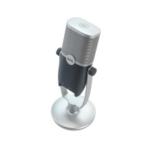 Mikrofonas - AKG Ara USB Kondensatorinis 20-20kHz 120dB 96kHz 24-bit Mėlyna-Sidabrinė