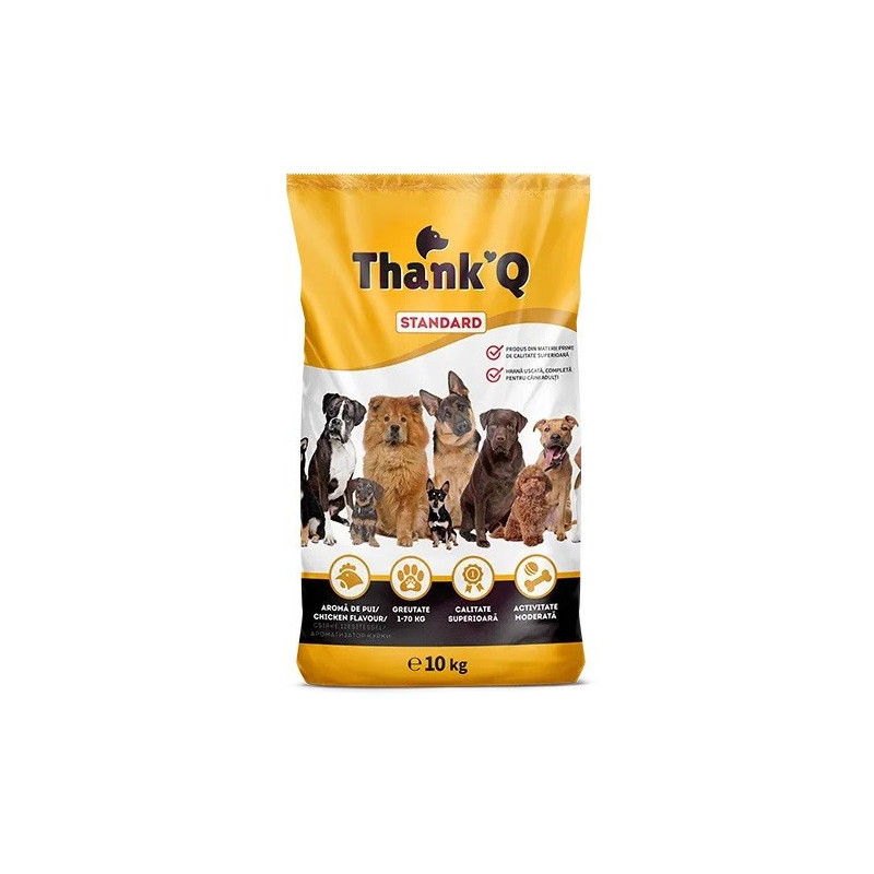 Dog Food - THANK'Q Standard Chicken Dry Adult Dog Food 10kg