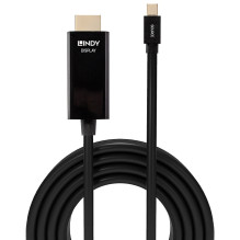 Adapter - LINDY Mini Display Port to HDMI 4K30Hz Adapter 1 m