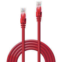 Network Cable - LINDY Cat.6 U/UTP Network Cable, RJ45, M/M, 250MHz, 1 m, Red Network Cable - LINDY Cat.6 U/UTP Network Cable, RJ45, M/M, 250MHz, 1 m, Red