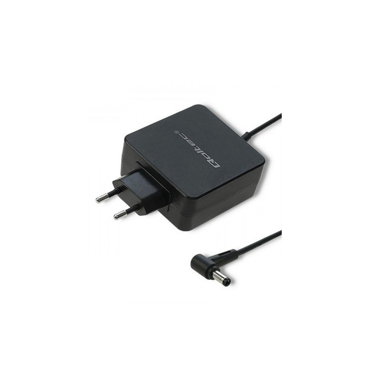 Power Adapter - Qoltec 51745 65 W Black