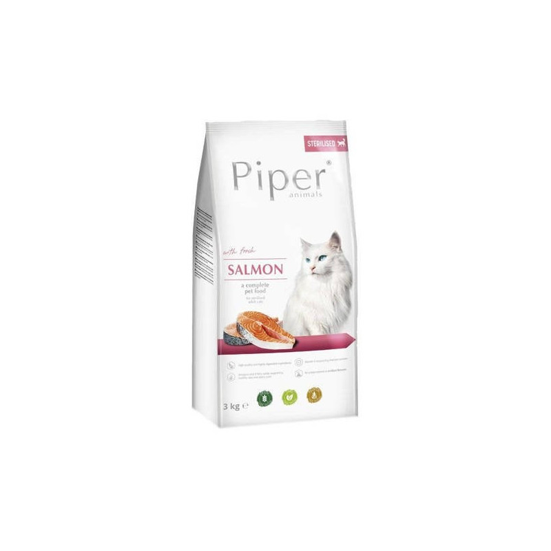 Cat Food - DOLINA NOTECI Piper Salmon 35% Protein Dry Food 3 kg