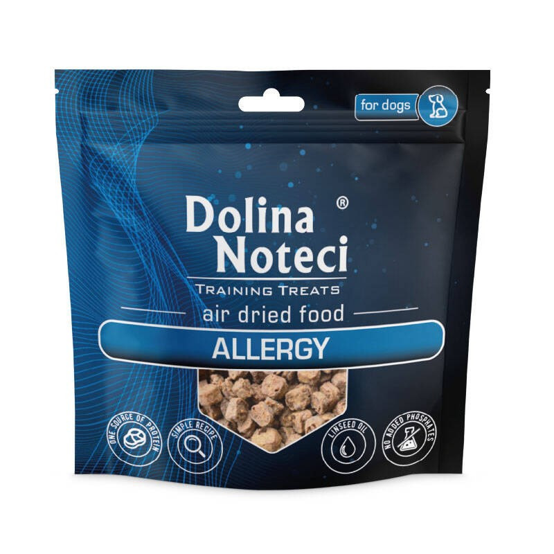 Dog Supplement - DOLINA NOTECI Training Supplements for Allergies with Beef Flavor 130g