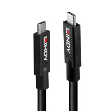 USB Cable - LINDY Active USB 3.2 Gen 2 C / C Cable, 10Gbps, 8K, 60Hz, 100W, 3 m, Black USB Cable - LINDY Active USB 3.2 Gen 2 C / C Cable, 10Gbps, 8K, 60Hz, 100W, 3 m, Black