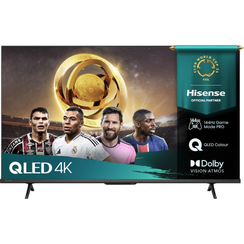 Televizorius - HISENSE E7Q PRO 50" 4K Ultra HD Smart TV Wi-Fi Juodas