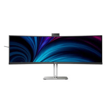 Monitor - Philips 49B2U6903CH 49', Curved 32:9 1800R, Thunderbolt 4, Black, Silver