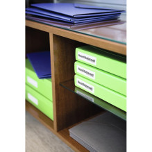 Label Maker Accessories - Dymo Label 99019 Large File Tray Labels Black White