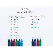 Office Supplies - Pilot V7 Blue Pen 135x10x10 mm Blue