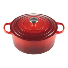 Virtuvės Indai - Le Creuset Signature Keptuvė 20cm Apvalus Ketaus Vyšninė Raudona