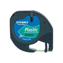 Label Tape - Dymo 91204 Plastic Tape Durable Washable Green Label Tape - Dymo 91204 Plastic Tape Durable Washable Green