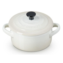 Virtuvės Indai - Le Creuset Petite Casserole 0.25L Akmens Keramika su Dangčiu Meringue