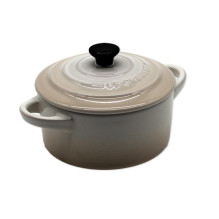 Virtuvės Indai - Le Creuset Petite Casserole 0.25L Akmens Keramika su Dangčiu Meringue