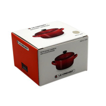 Virtuvės Indai - Le Creuset Petite Casserole 0.25L Akmens Keramika su Dangčiu Meringue