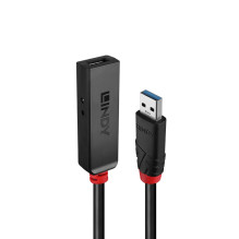 USB Prailginimo Laidas - LINDY USB 3.0 Aktyvus Prailginimo Laidas, M / F, 5 Gbps, 10 m, Juodas