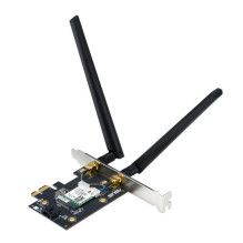 Network Card - ASUS PCE-BE6500 WiFi 7 PCIe 2.8 Gbps Bluetooth 5.4 WPA3