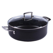 Cookware Set - Le Creuset Durable Non-Stick Sauté Pan 28cm with Glass Lid