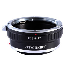 Adapteris - K&amp;F Concept Canon EF į Sony E-mount objektyvo adapteris, aliuminis