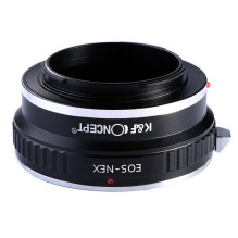 Adapter - KF Concept Canon EF to Sony E-mount lens adapter, aluminum