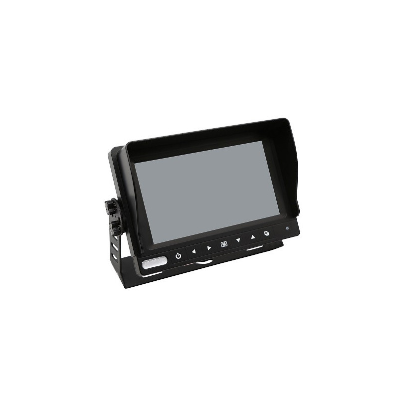 Vehicle Monitor - Analog Waterproof 7' TFT-LCD 800x480 IP69K Dual CVBS Inputs
