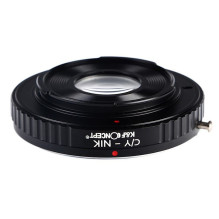 Adapter - KF Concept Contax / Yashica to Nikon F-mount Aluminum