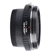 Adapteris - K&amp;F Concept Contax / Yashica į Nikon F-mount Aliuminis