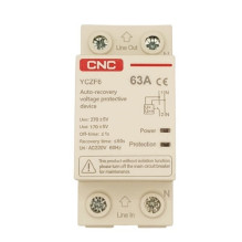 Surge Protection Device - Surge Protection Relay with Reset Function, 1P+N, 63A, 230V