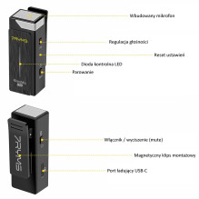 Wireless Microphone - 7Ryms RimoMic PRO 2.4GHz, 50m Range, 6h Battery