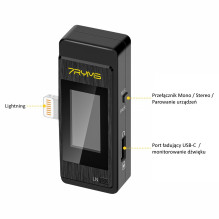 Wireless Microphone - 7Ryms RimoMic PRO 2.4GHz, 50m Range, 6h Battery