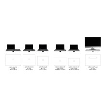 Laptop stand - Tether Tools Aero Master 56x40cm, supports 30lbs, aluminum