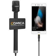 Microphone - Comica HRM-S wireless system (transmitter, receiver, rechargeable)
