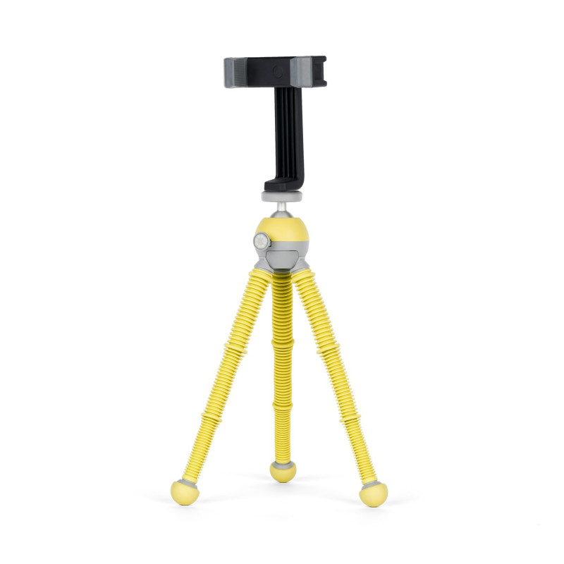 Tripod - Joby Podzilla Medium rinkinys su lanksčiomis kojomis geltonas