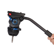 Tripod - Leofoto VT-20 video head with quick release plate, adjustable resistance