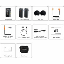 Audio Equipment - Comica Vimo C2 Wireless Microphone System Two Channels