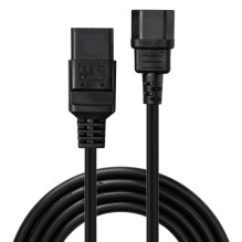 Extension Cord - LINDY Extension Cord IEC C14 to C19 10A / 250V 1 m Black