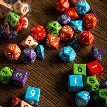 Žaidimų Kauliukų Rinkinys - Q-workshop Classic Polyhedral 80 vnt.