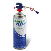 Gas Cylinder Valve - Green Clear Top Valve with Nozzle