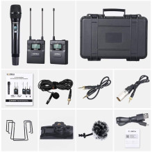 Wireless microphone - Comica CVM-WM300B dual channel 100m range