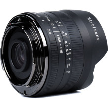 Platus kampas - 7Artisans 7.5mm F2.8 II M43 180° matymo kampas
