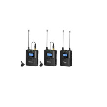 Wireless microphone - Comica CVM-WM200A two-channel system black