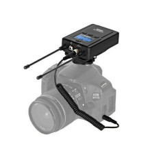 Wireless microphone - Comica CVM-WM200A two-channel system black