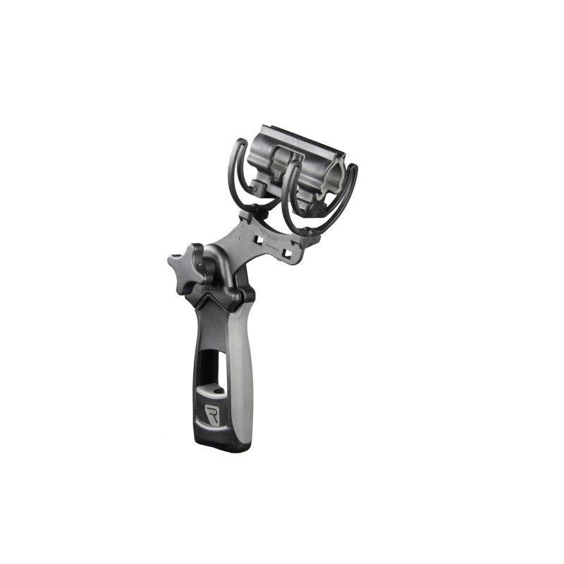 Microphone mount - Rycote Softie Duo-Lyre mount with PG handle, windscreen, shock absorption