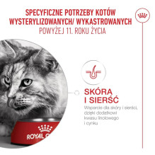 Cat Food - Royal Canin Ageing 11+ Dry Cat Food 4kg, 30% Protein, 12.5% Fat