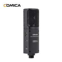Microphone - Comica STM-USB USB Cardioid Microphone with Headphone Output Black