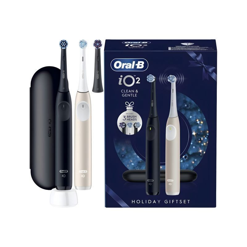 Elektrinė dantų šepetėlė - ORAL-B IO2 DUO Įkraunamas soninis 3 režimai su laikmačiu