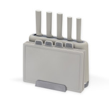 Kitchen knife set - Maestro MR-1412 with block and cutting boards gray