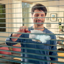 Vacuum Cleaner - Vileda Broom with Short Handle and 2 FlexCatch Replacements