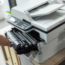 Multifunction Printer - Brother MFC-B7800DN Black and White Laser 1200x1200 DPI