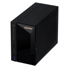 Tinklo Prijungtas Saugojimas - ASUSTOR DRIVESTOR 2 Pro Gen2 AS3302T v2 Realtek RTD1619B 2GB Juodas