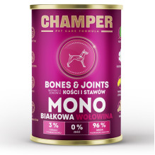Pet Food - CHAMPER Bones and Joints Beef Moist 400g