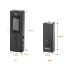 Mikrofonas - Comica VDLive 10 USB Plug-and-Play Streaming Juodas